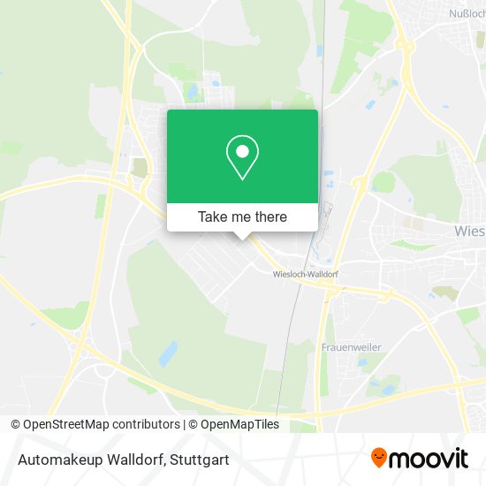 Карта Automakeup Walldorf