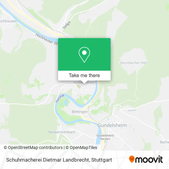 Карта Schuhmacherei Dietmar Landbrecht