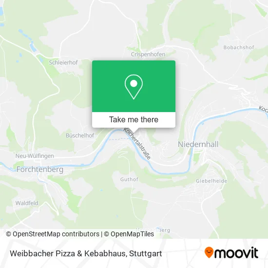 Карта Weibbacher Pizza & Kebabhaus