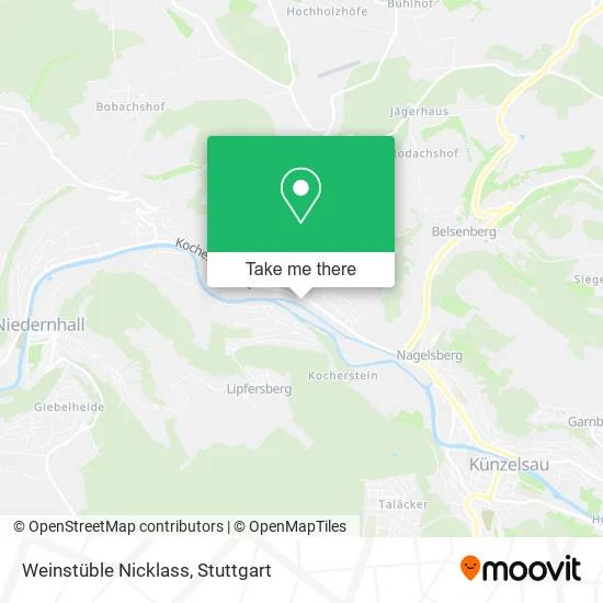 Карта Weinstüble Nicklass