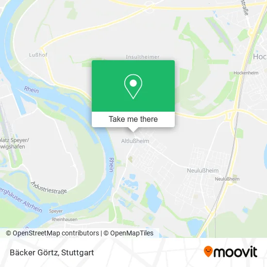 Карта Bäcker Görtz
