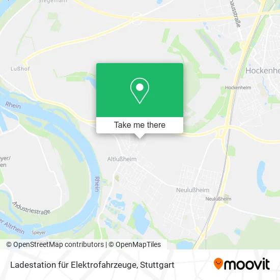Карта Ladestation für Elektrofahrzeuge