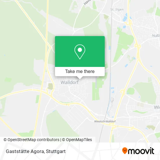 Карта Gaststätte Agora