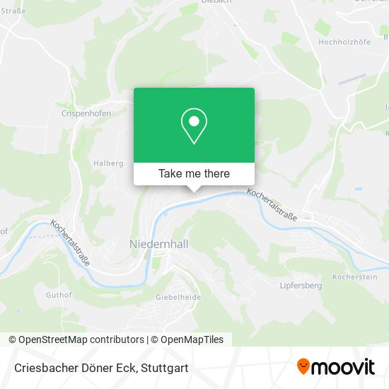 Карта Criesbacher Döner Eck