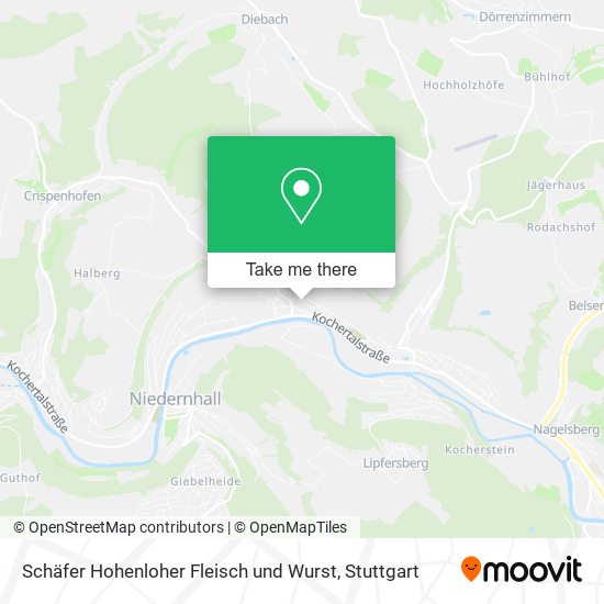 Schäfer Hohenloher Fleisch und Wurst map