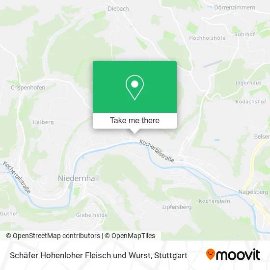 Карта Schäfer Hohenloher Fleisch und Wurst