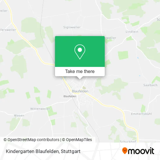 Карта Kindergarten Blaufelden