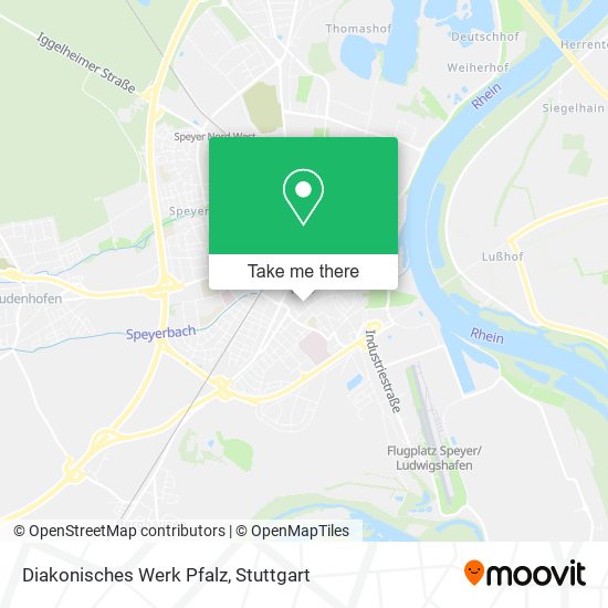 Карта Diakonisches Werk Pfalz