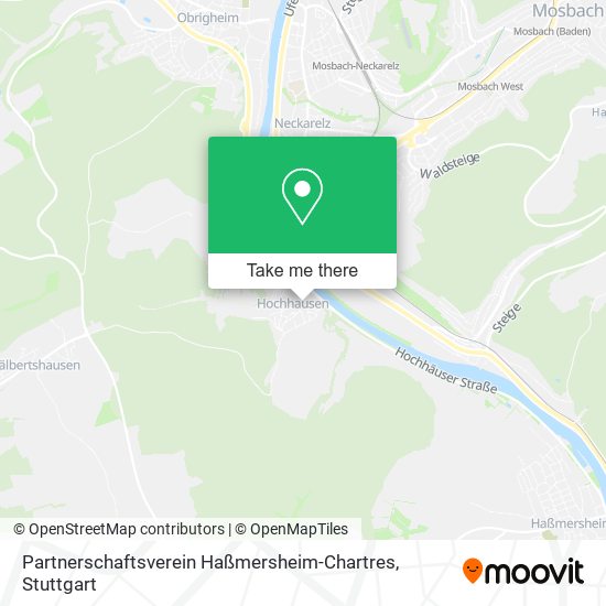Partnerschaftsverein Haßmersheim-Chartres map