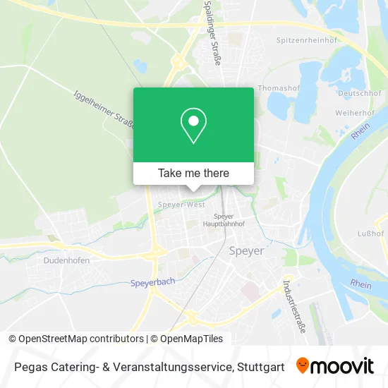 Карта Pegas Catering- & Veranstaltungsservice
