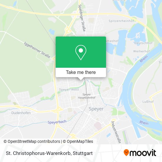 St. Christophorus-Warenkorb map