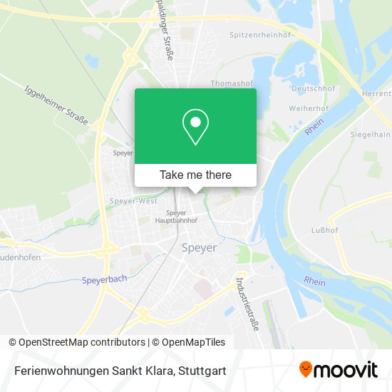 Ferienwohnungen Sankt Klara map