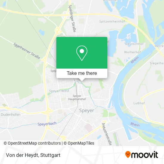 Карта Von der Heydt