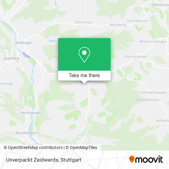 Карта Unverpackt Zeidwerds