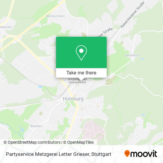 Partyservice Metzgerei Letter Grieser map