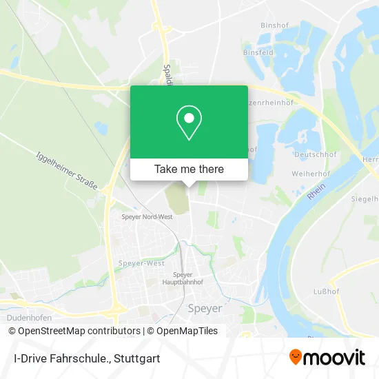 Карта I-Drive Fahrschule.