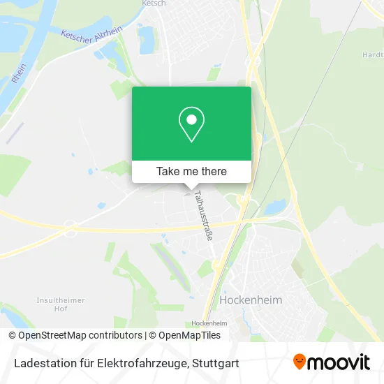 Карта Ladestation für Elektrofahrzeuge