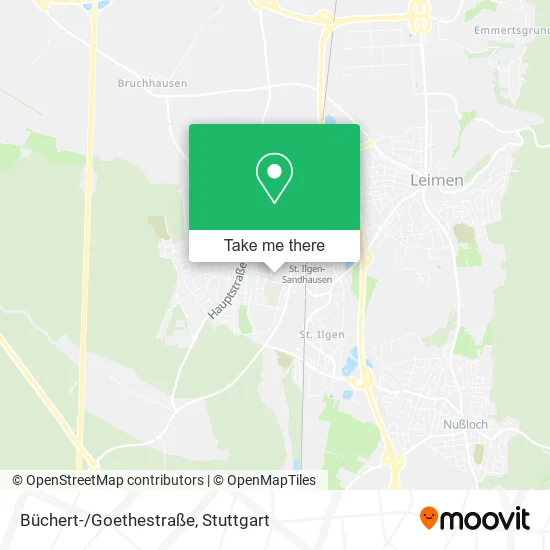 Карта Büchert-/Goethestraße
