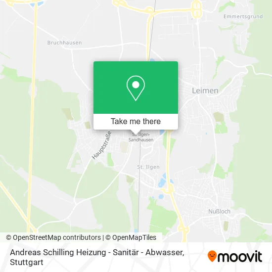 Карта Andreas Schilling Heizung - Sanitär - Abwasser
