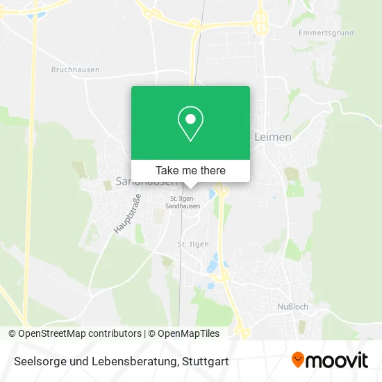 Карта Seelsorge und Lebensberatung