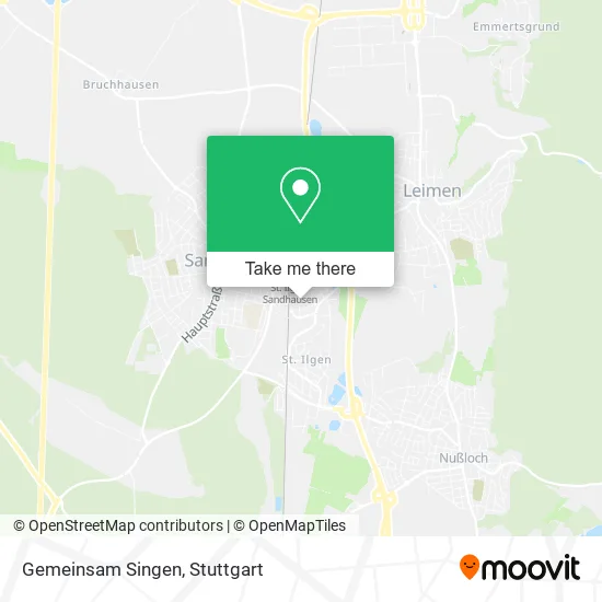 Карта Gemeinsam Singen