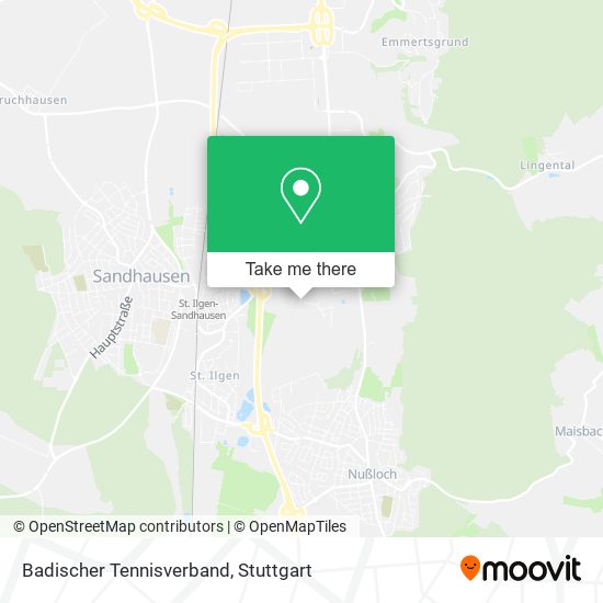 Badischer Tennisverband map