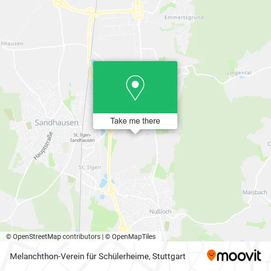 Карта Melanchthon-Verein für Schülerheime