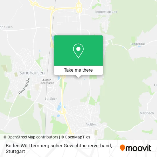 Baden Württembergischer Gewichtheberverband map