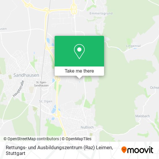Rettungs- und Ausbildungszentrum (Raz) Leimen map