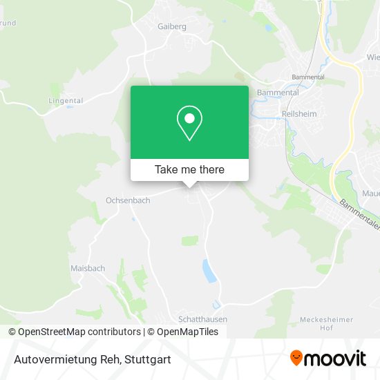 Карта Autovermietung Reh