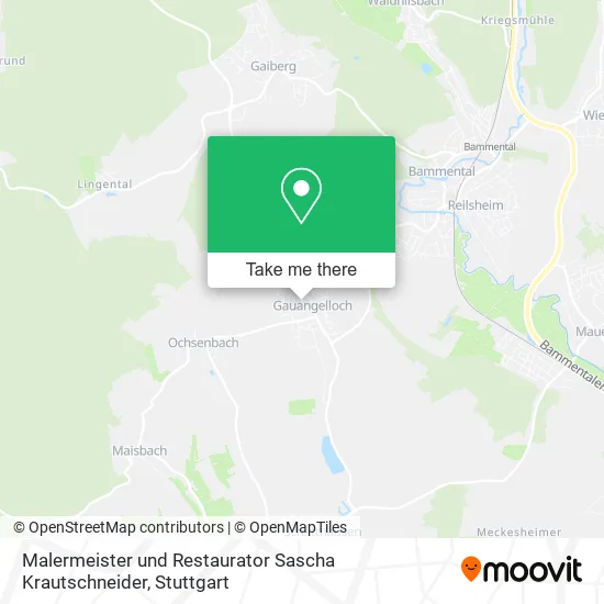 Карта Malermeister und Restaurator Sascha Krautschneider