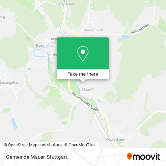 Карта Gemeinde Mauer