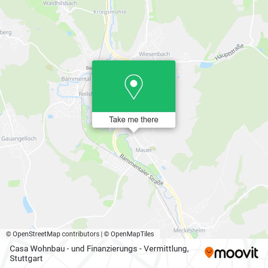 Casa Wohnbau - und Finanzierungs - Vermittlung map