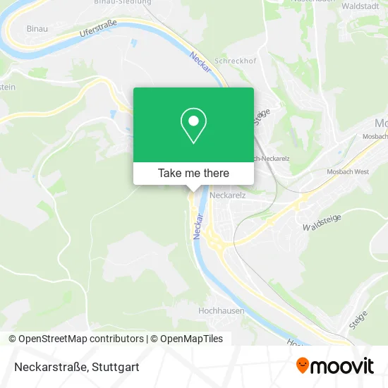 Карта Neckarstraße