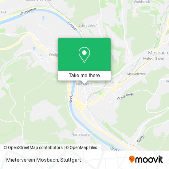 Mieterverein Mosbach map