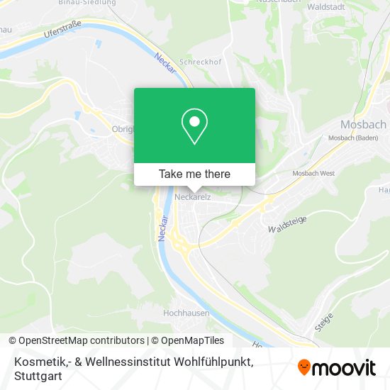 Kosmetik,- & Wellnessinstitut Wohlfühlpunkt map