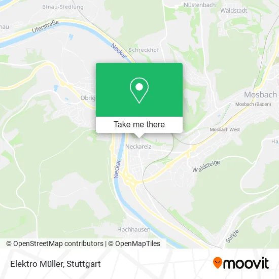 Карта Elektro Müller