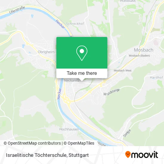 Карта Israelitische Töchterschule