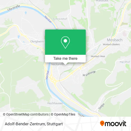 Карта Adolf-Bender-Zentrum