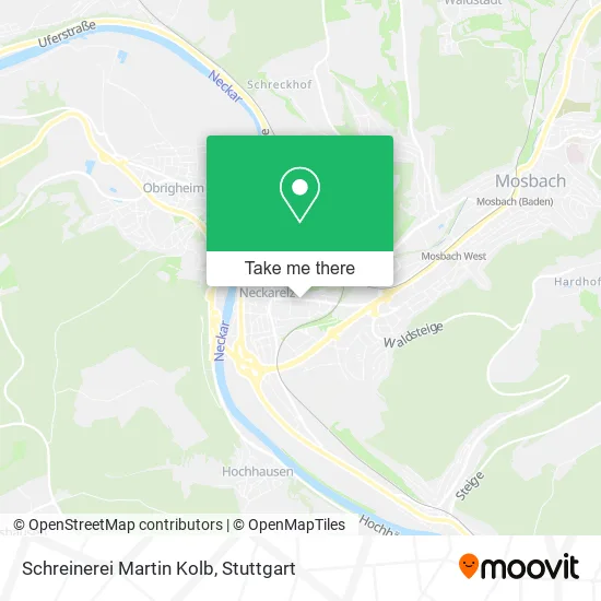 Карта Schreinerei Martin Kolb