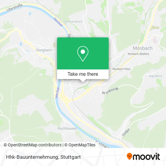 Карта Hhk-Bauunternehmung