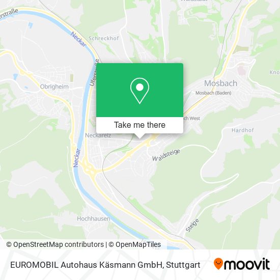 EUROMOBIL Autohaus Käsmann GmbH map