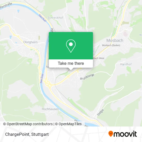 Карта ChargePoint