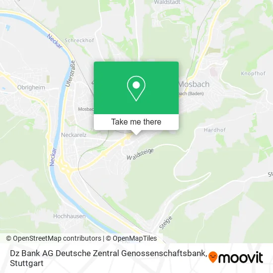 Карта Dz Bank AG Deutsche Zentral Genossenschaftsbank