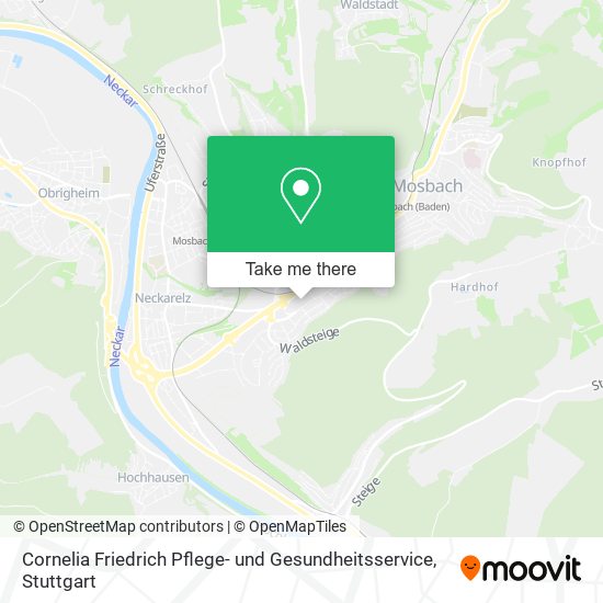 Cornelia Friedrich Pflege- und Gesundheitsservice map