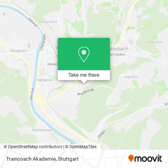 Карта Traincoach Akademie
