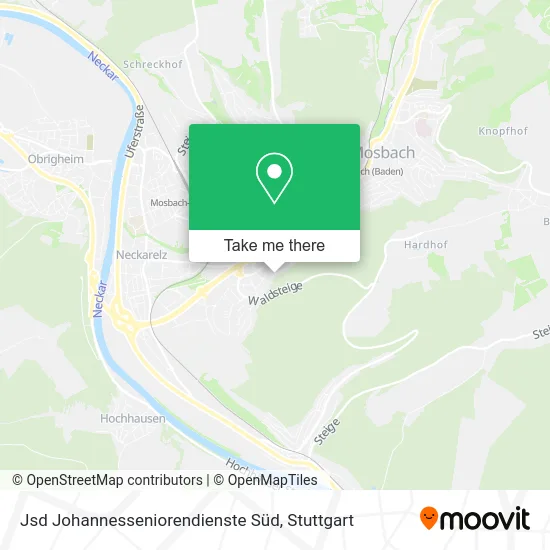 Карта Jsd Johannesseniorendienste Süd