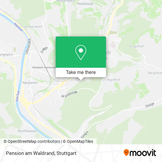 Карта Pension am Waldrand