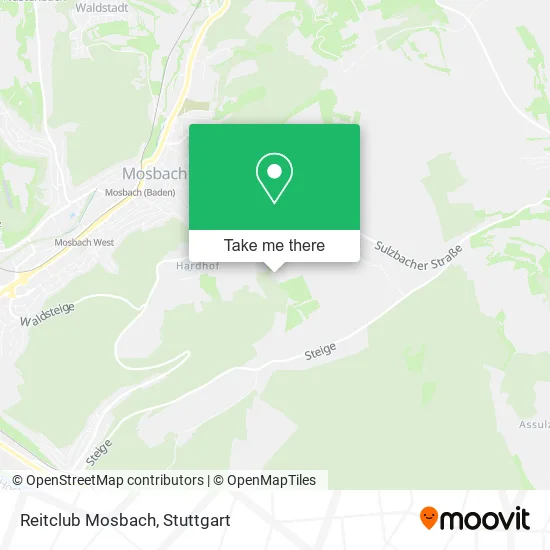 Карта Reitclub Mosbach