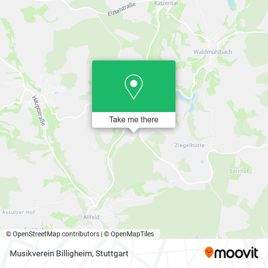 Musikverein Billigheim map